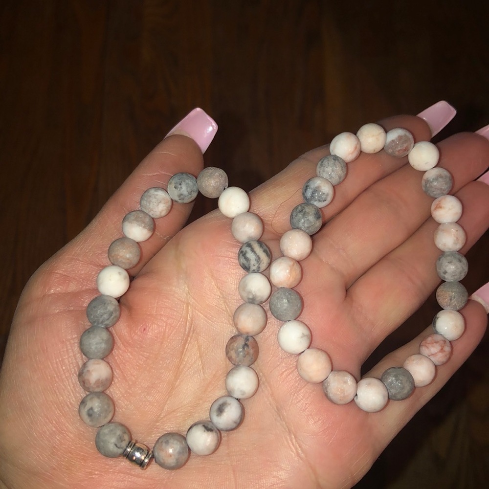 Pink Zebra Jasper - Picture 4 of 4